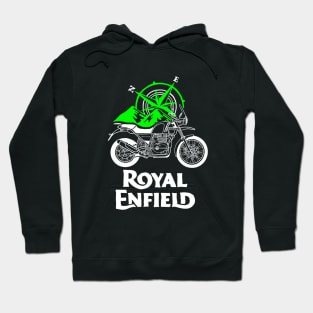 Royald Enfield Himalayan Vintage Off Road Motorbikes Hoodie